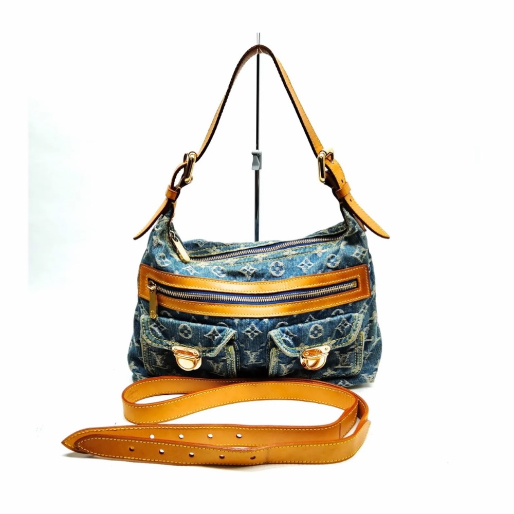 louis vuitton denim baggy pm bag purse